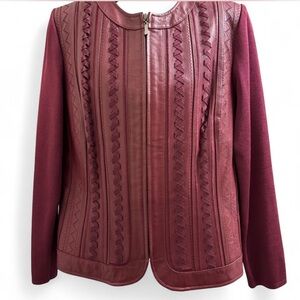 Peter Nygard Burgundy Women's Blazer